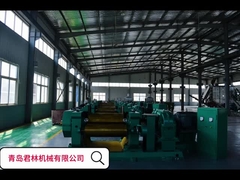 Mechanical display of the reclaimed rubber production line