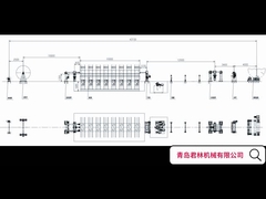 The partial display effect of the conveyor belt production line